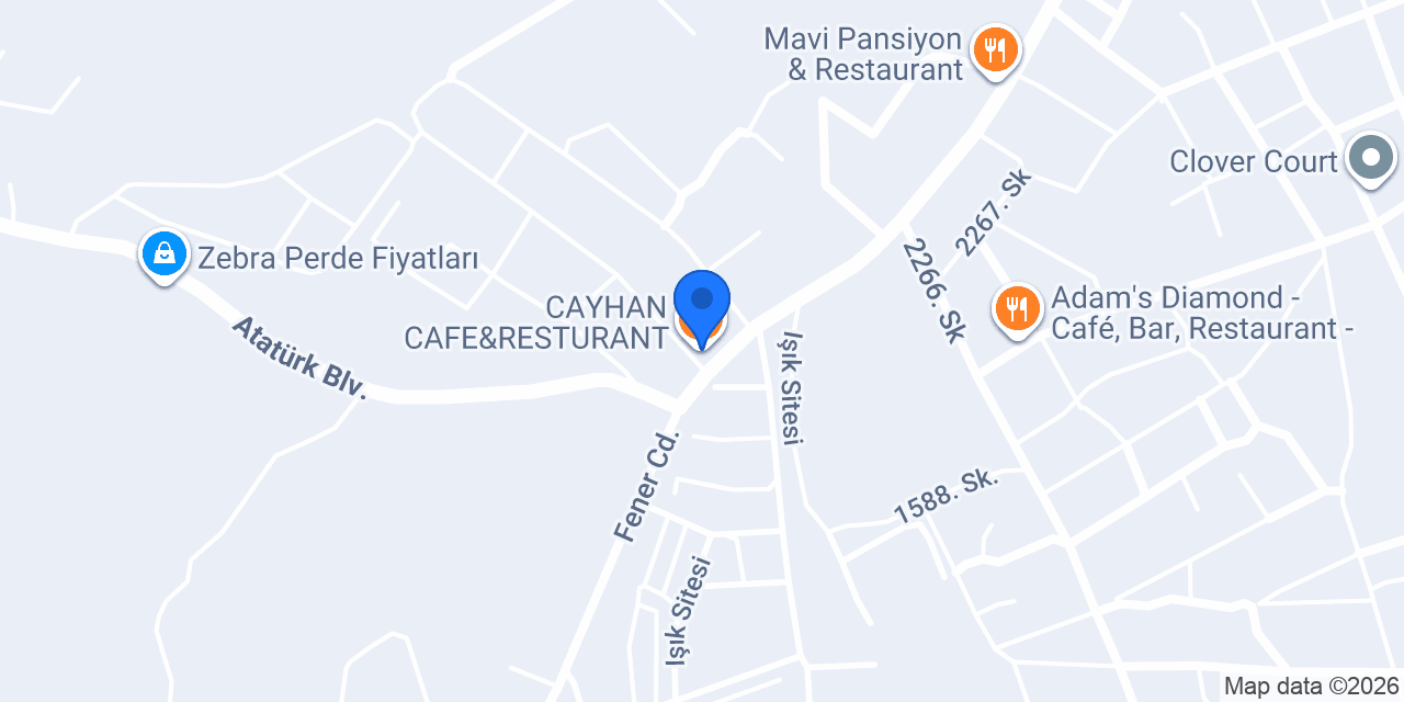 CAYHAN CAFE&RESTURANT konumu