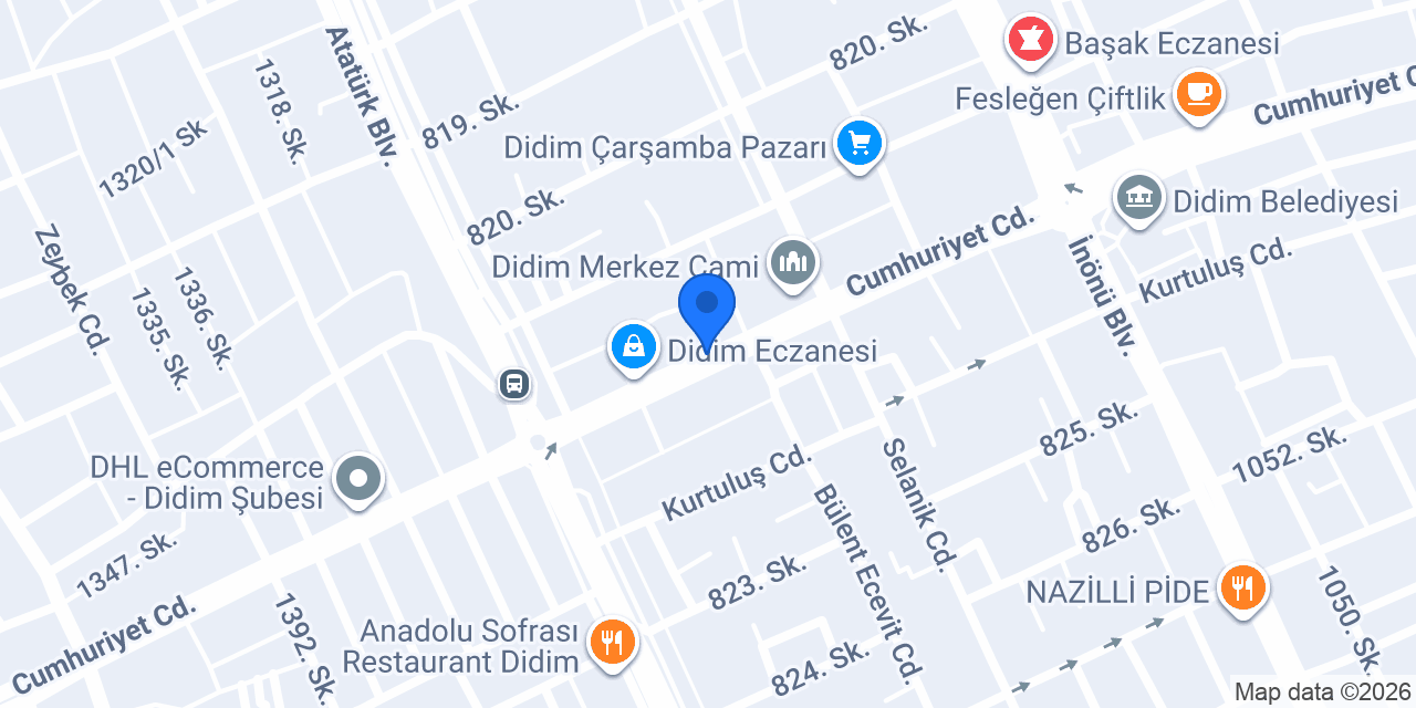 Protek Bilgisayar Didim konumu