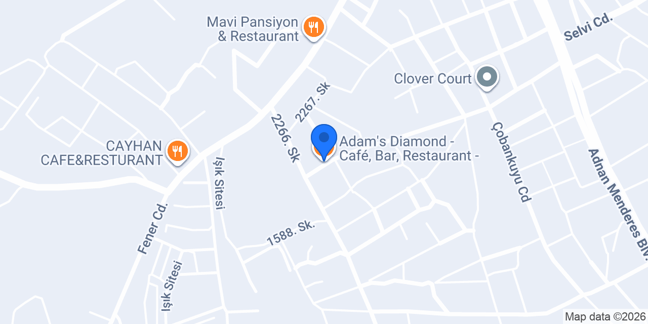 Adam‘s Diamond - Café, Bar, Restaurant - konumu