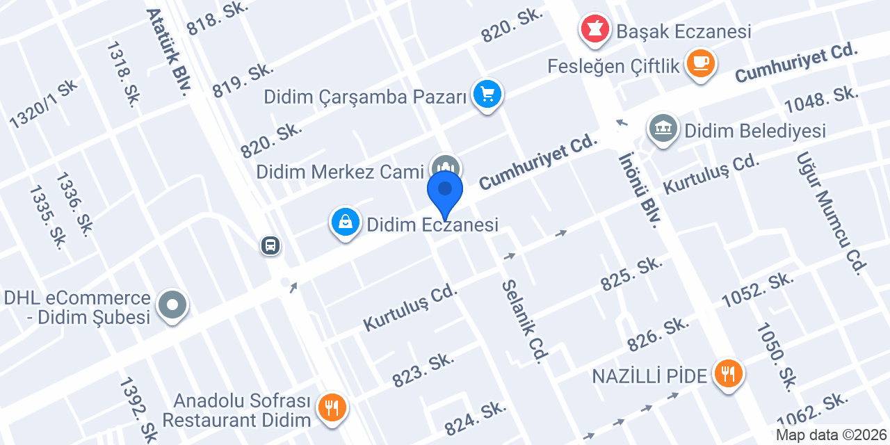 EGE MANAV didim konumu