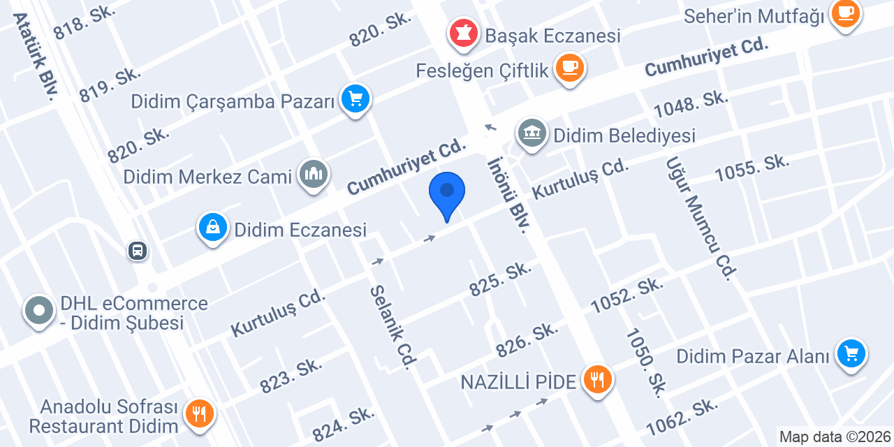 Tatlıcı Cem Usta konumu