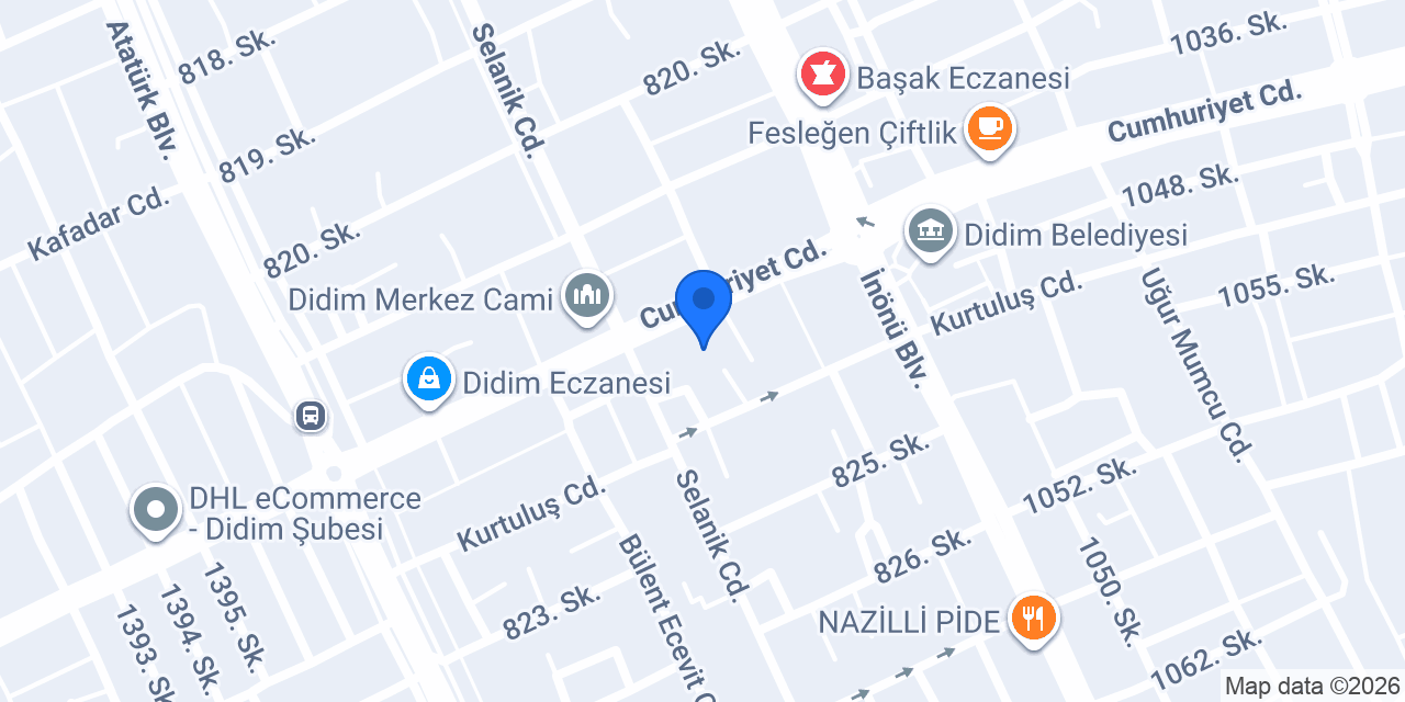 Didim Zirai İlaç konumu