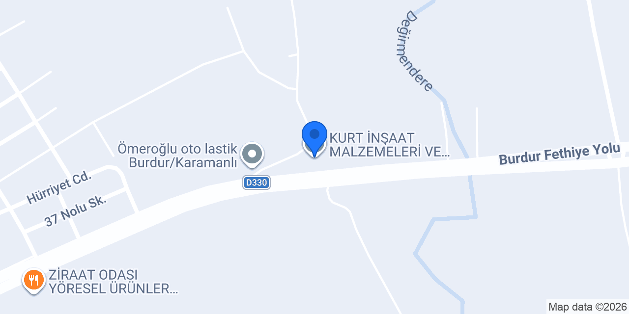 KURT İNŞAAT MALZEMELERİ VE HAFRİYAT konumu