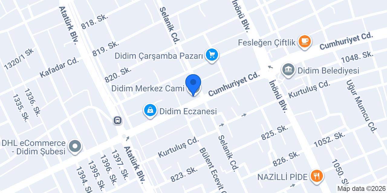 Lokma Didim Saray Pastanesi konumu