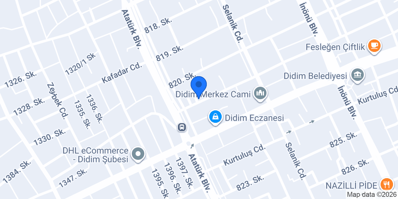 Didim Gross Avm konumu