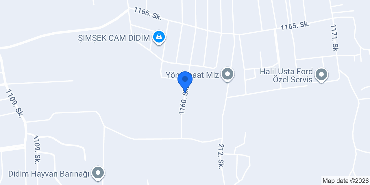 Didim Modern Halı Yıkama konumu