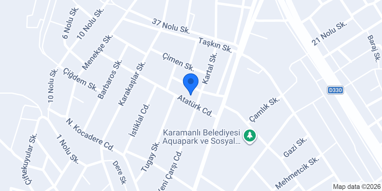 Karamanlı İlçe Halk Kütüphanesi konumu