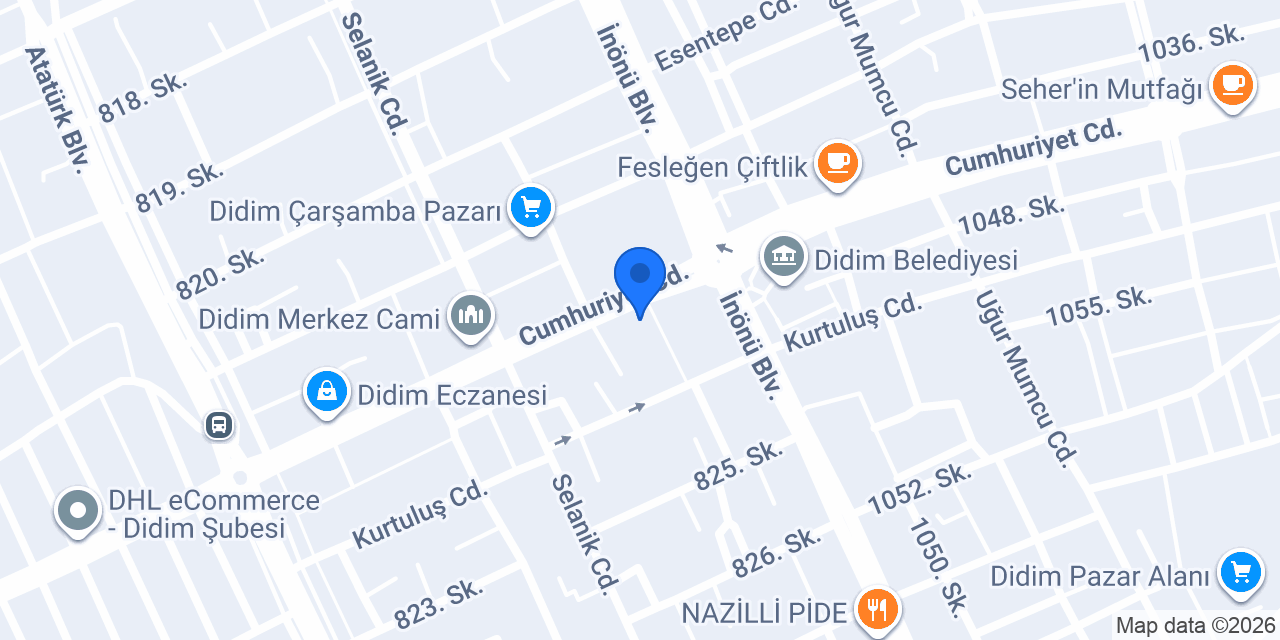 OKEANOS OPTİK konumu