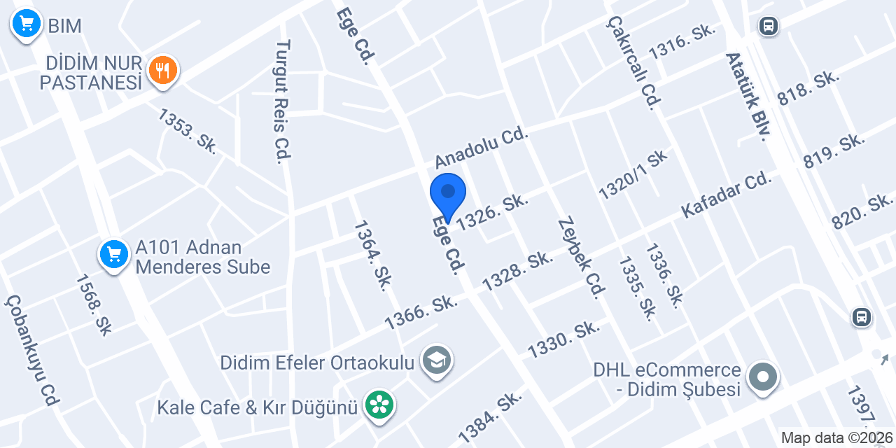 Kuzey Mimarlık konumu