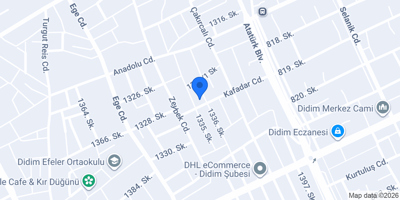 EYLEM TİCARET MADRAN SU konumu