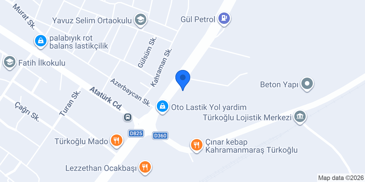 GEZEN OTO LASTİK konumu
