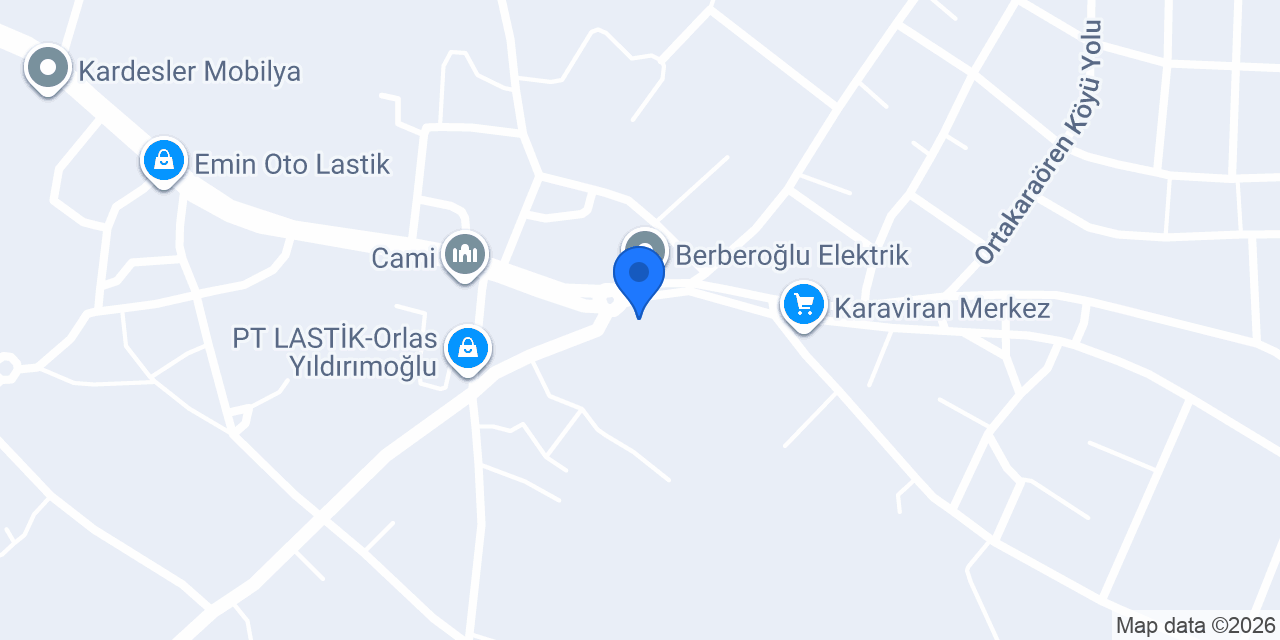 Ptt - Ortakaraören Acentesi konumu