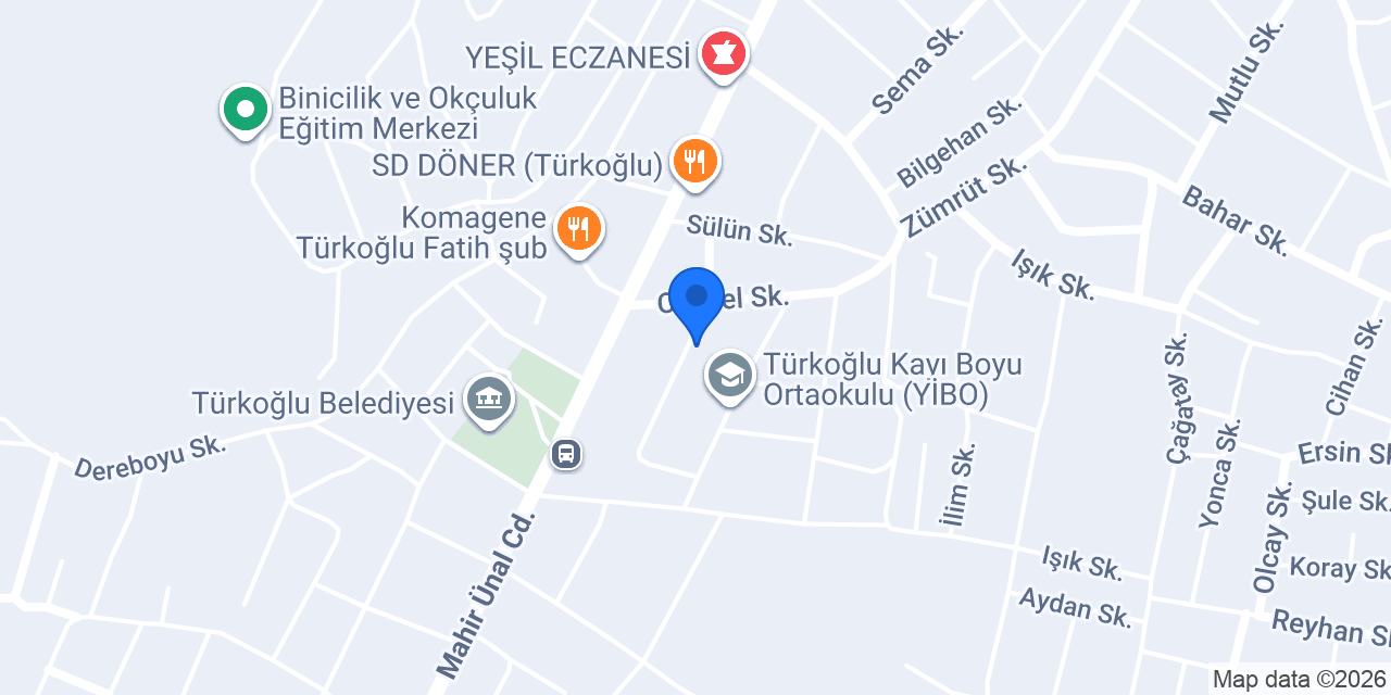 Akedaş Elektrik Arıza Servisi konumu
