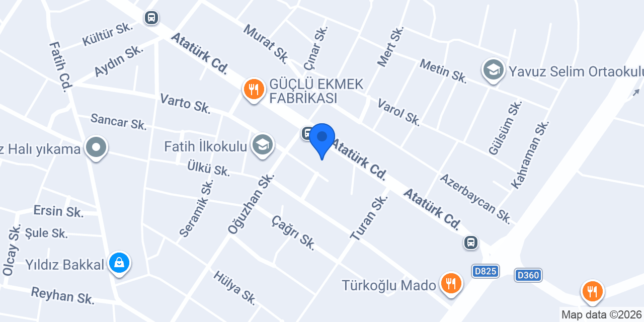 Nur Oto Tamir konumu