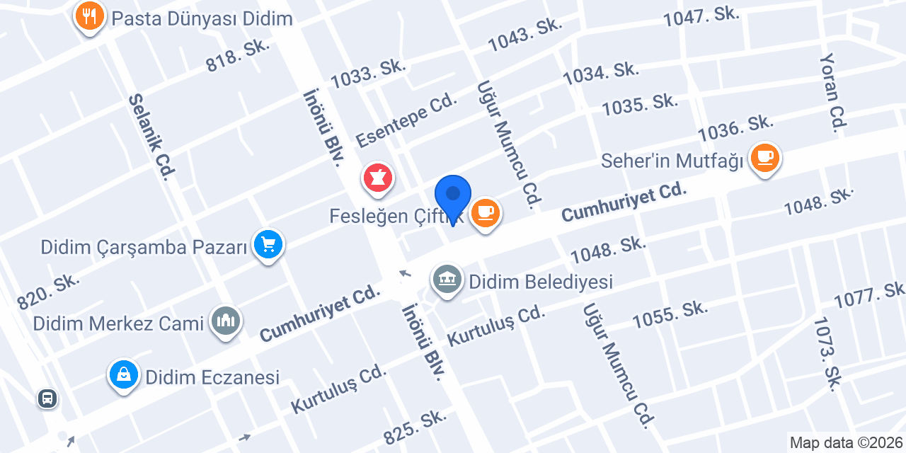 Didim Sağlıklı Hayat Merkezi konumu