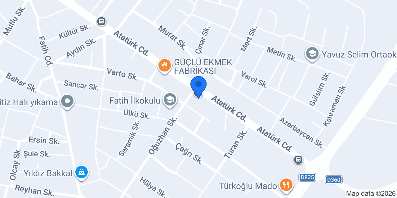 Okumus Harfiyat K.maraş Türkoğlu konumu