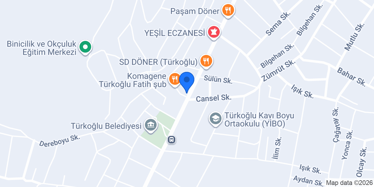 ALİ ECZANESİ konumu
