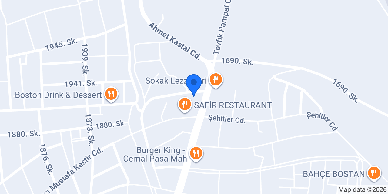 Kadirli Mozaik Künefe Katmer konumu