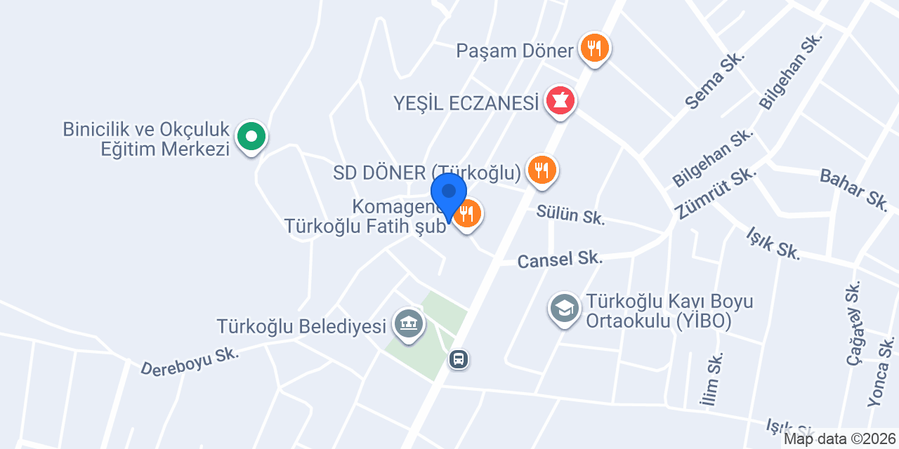 TÜRKOĞLU SRC KURSU konumu