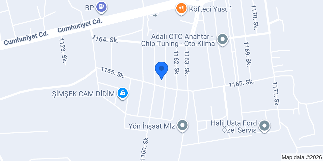 DİDİM ATA GIDA TİCARET A. Ş. konumu