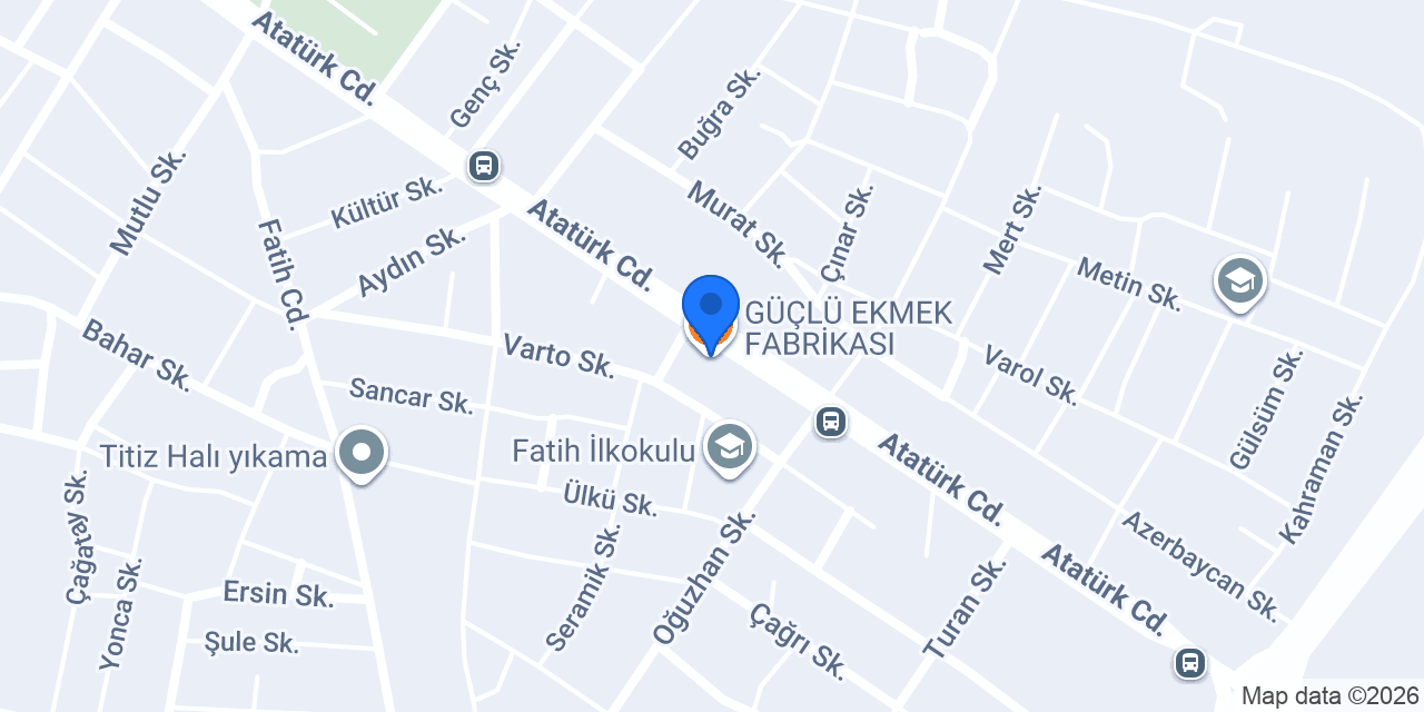 GÜÇLÜ EKMEK FABRİKASI konumu