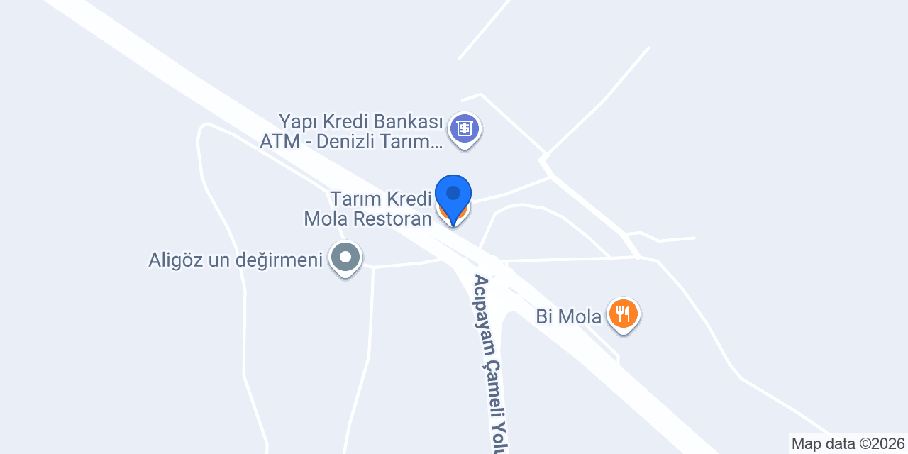 Tarım Kredi Mola Restoran konumu