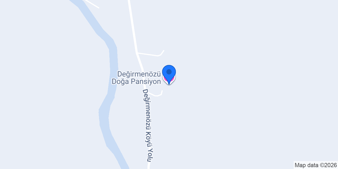 Değirmenözü Doğa Pansiyon konumu