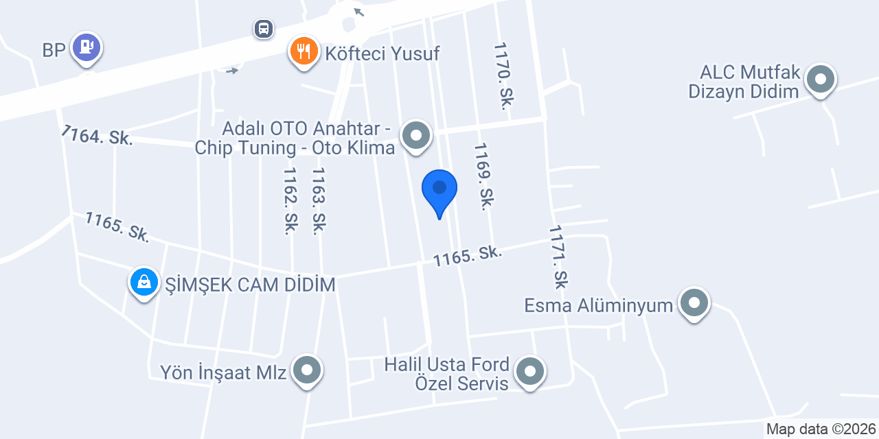 ÇELİK TİM AUTO DİDİM konumu