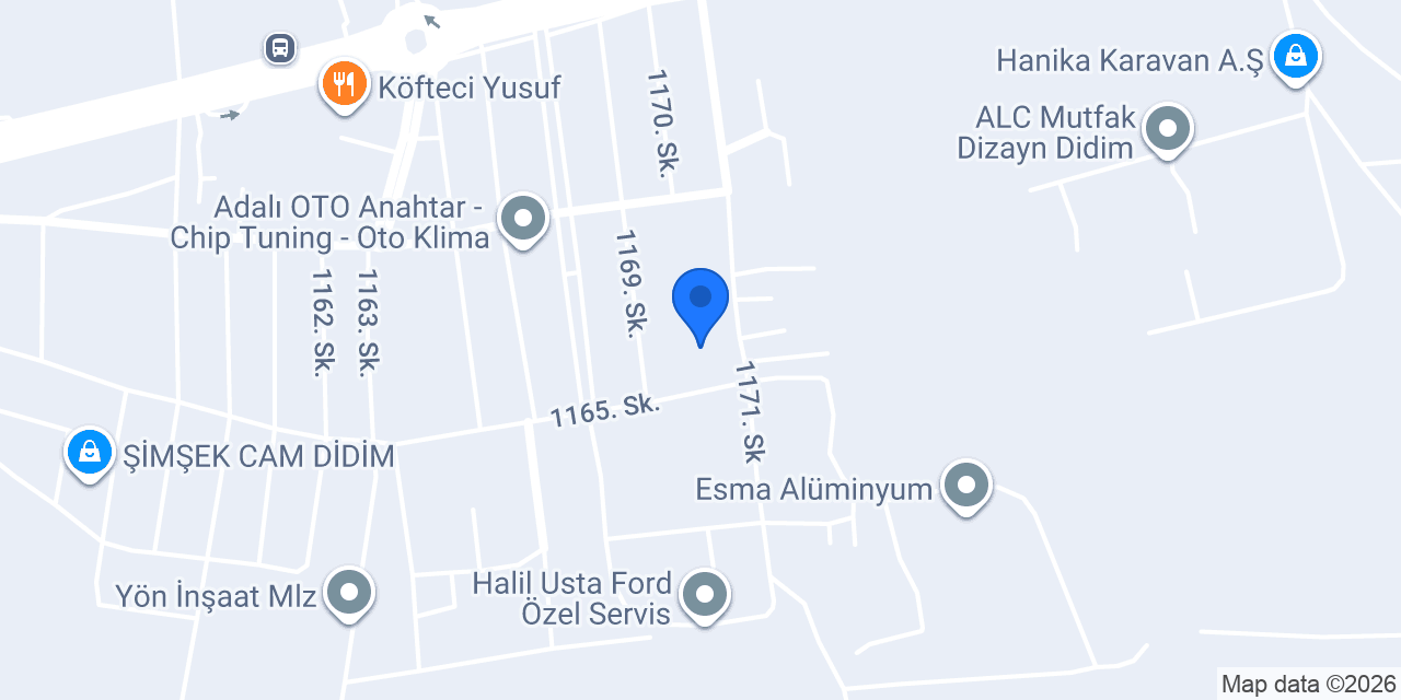 Didim - ARM MUTFAK TEZGAHLARI konumu