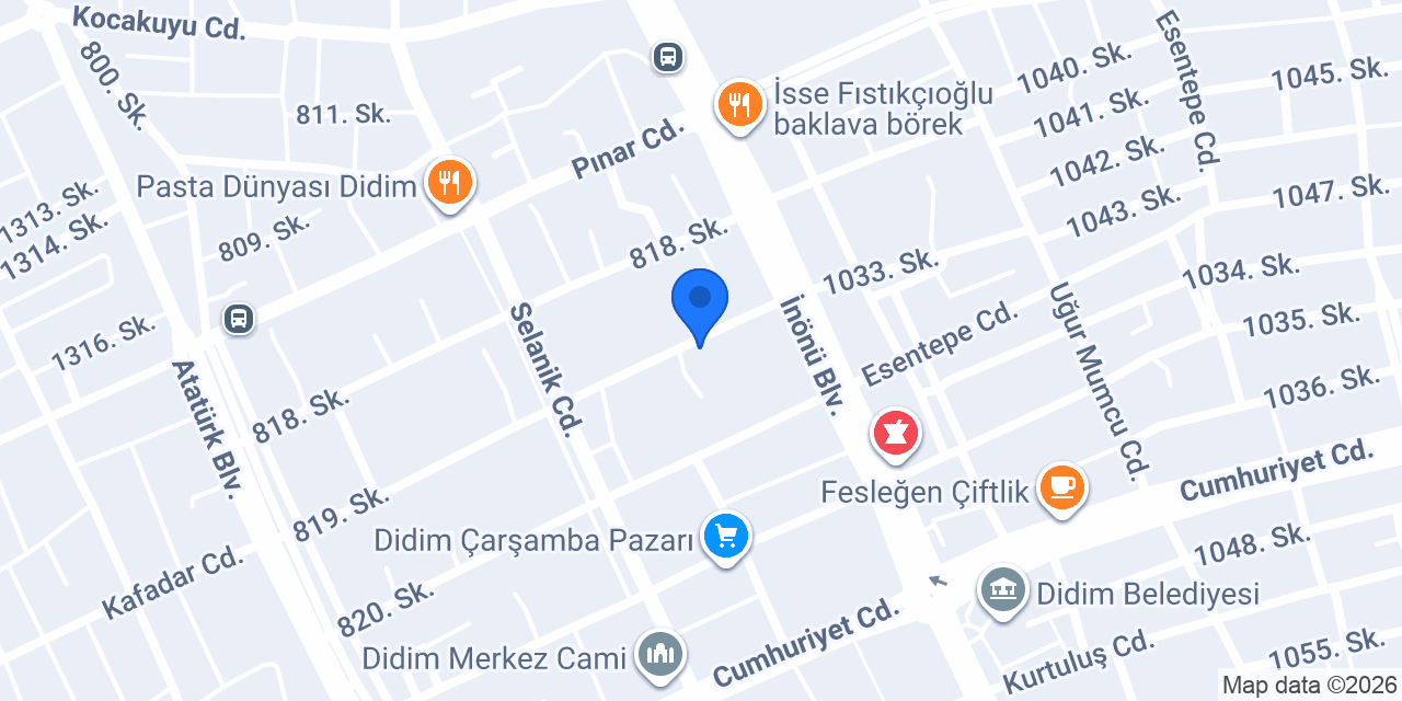 Didim Yörükoğlu Elektrik konumu