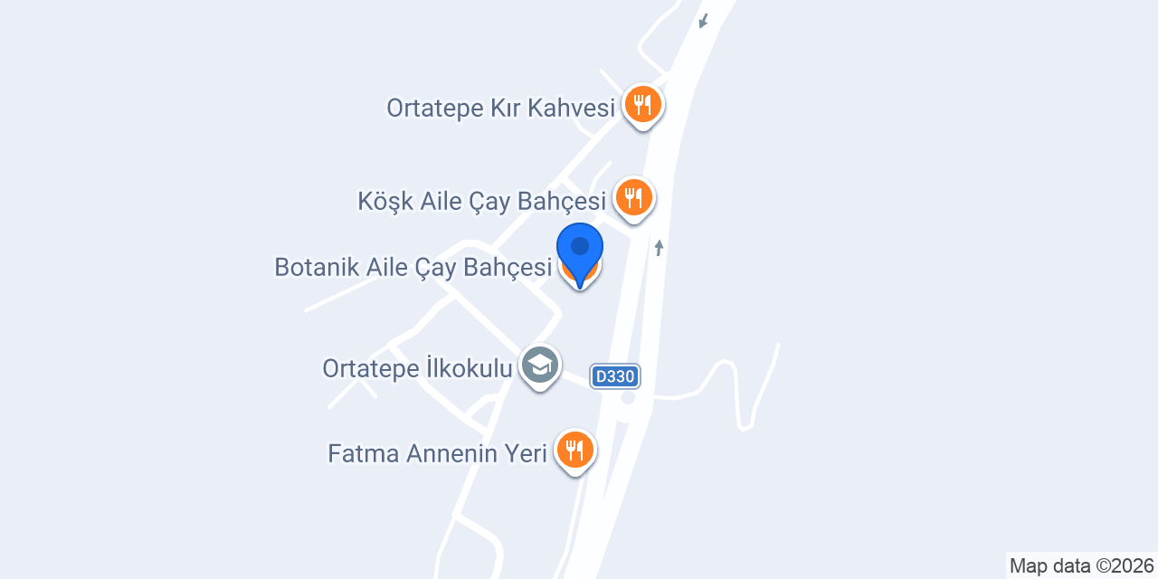Botanik Aile Çay Bahçesi konumu