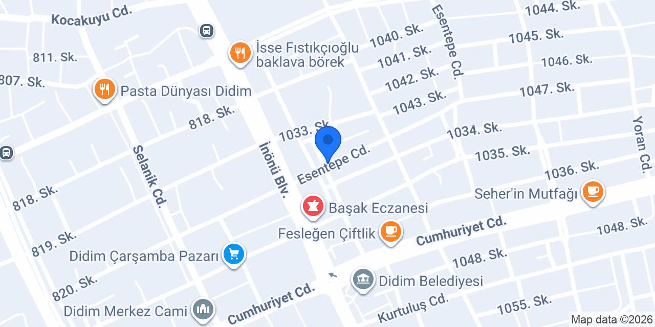 Batu döşeme konumu
