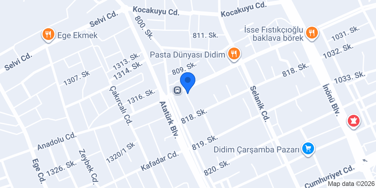 Didim TRN Yapı inşaat konumu