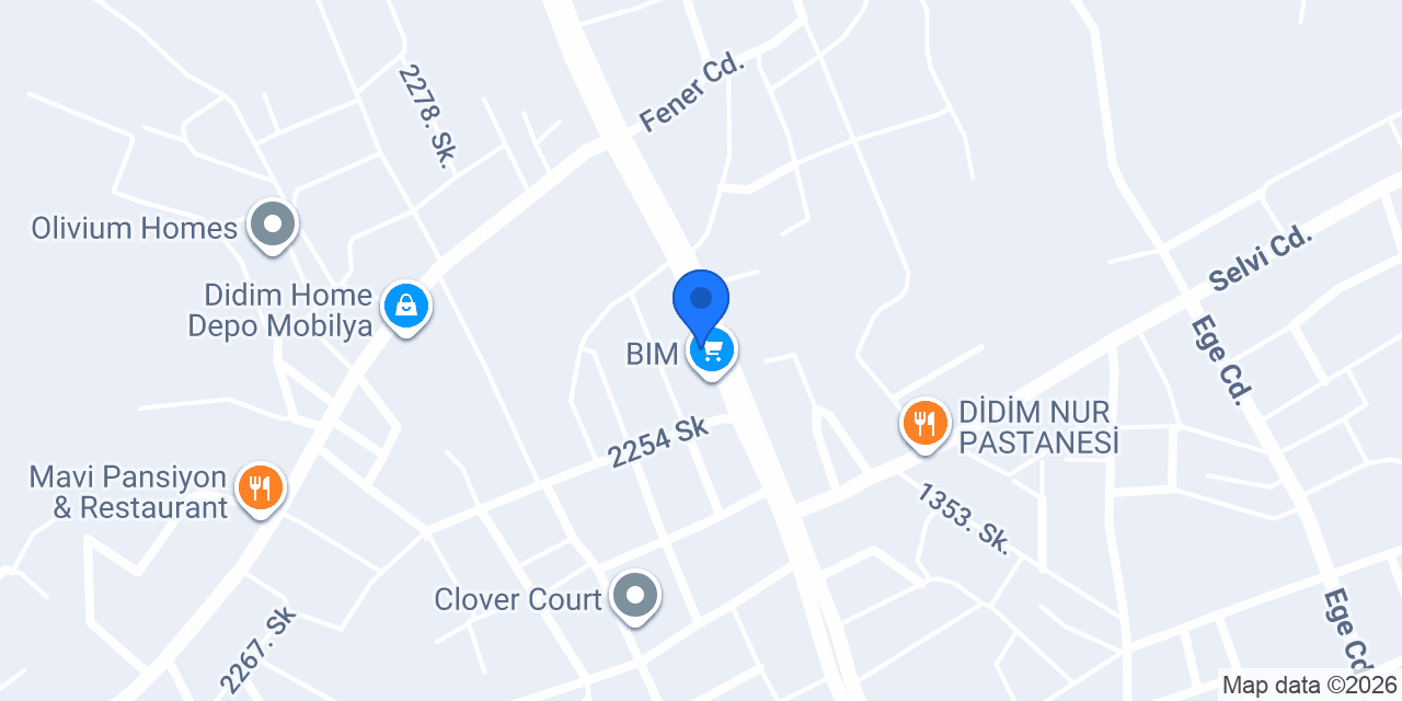 Elek Börek & Pastane konumu