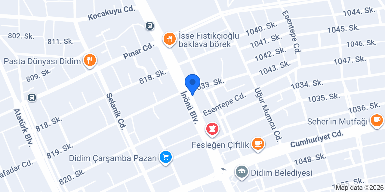 Cillop Oto Yıkama konumu