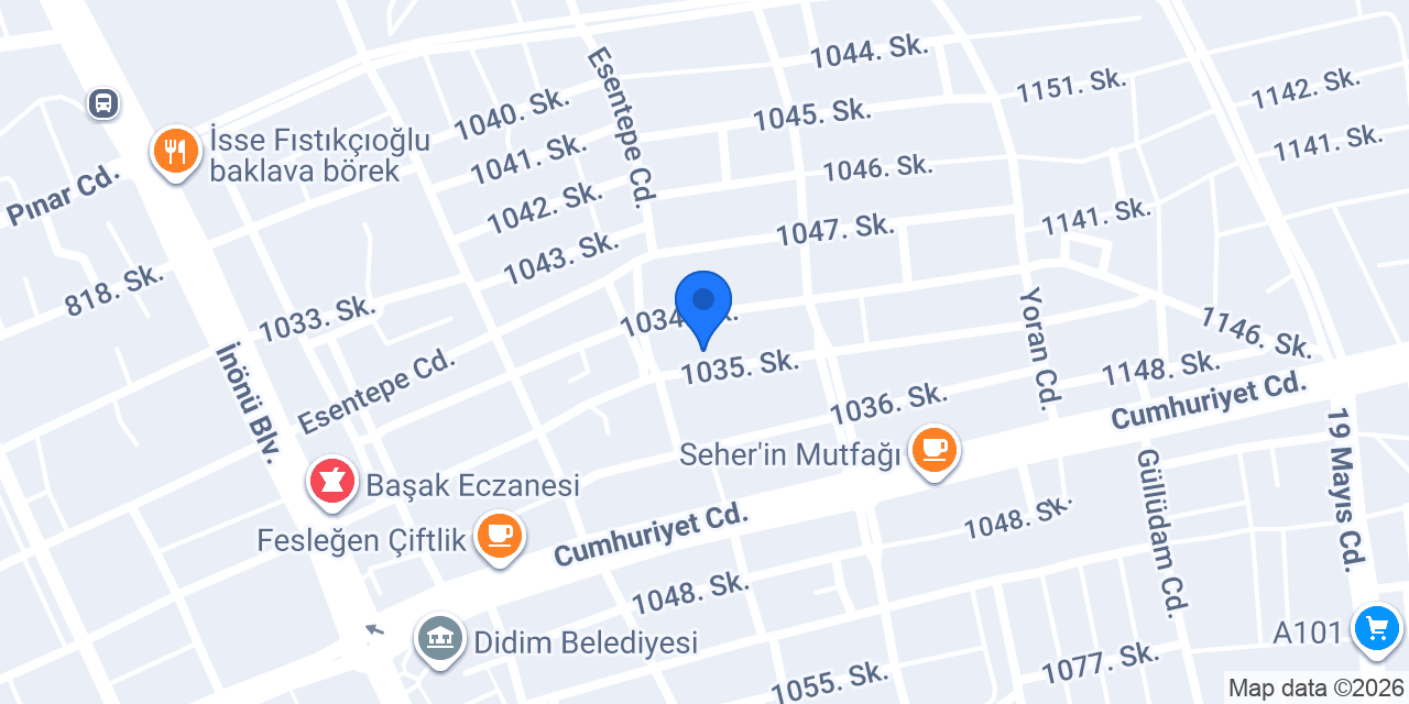 Didim Salih Dekorasyon konumu