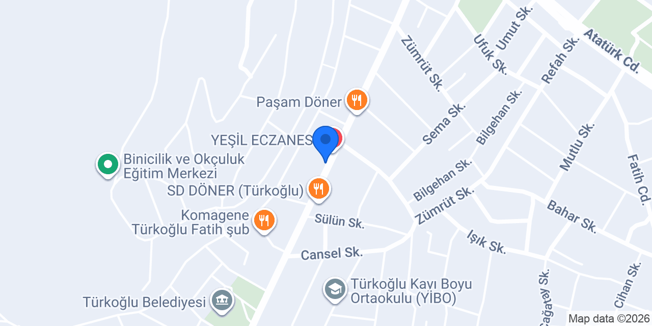 Özel Tek Yön Eğitim Kurumları konumu