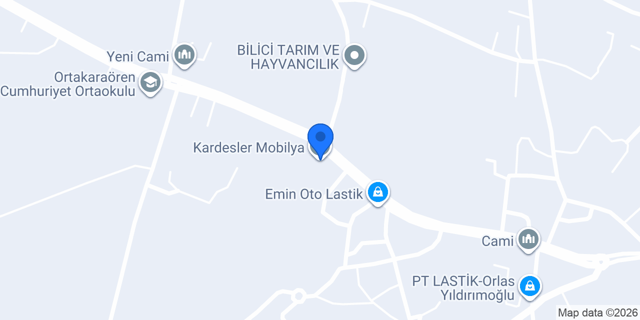 Kardesler Mobilya konumu