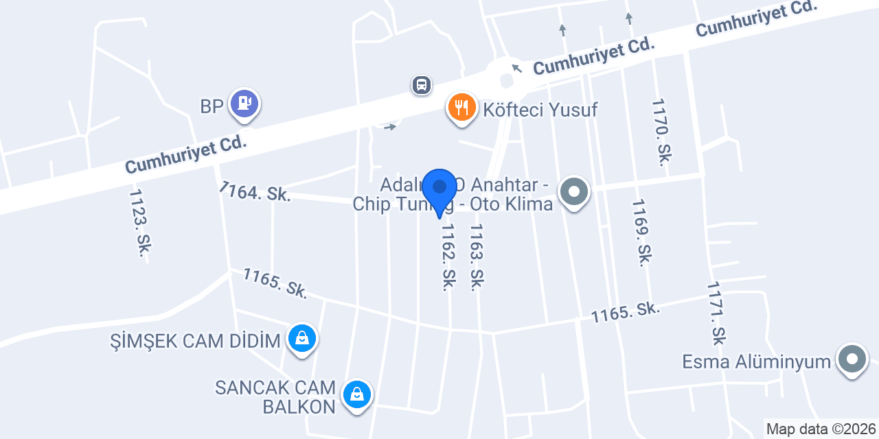 Çavdar Mobılya konumu