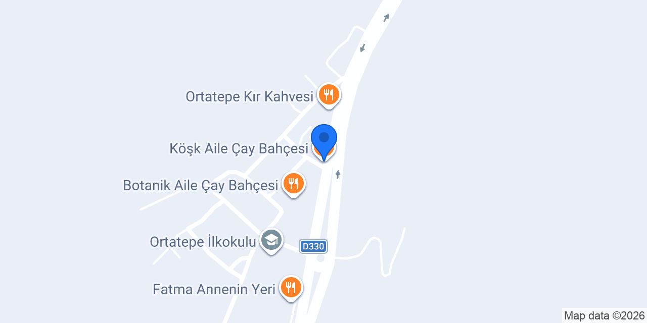 Köşk Aile Çay Bahçesi konumu