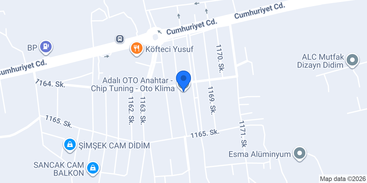 Adalı OTO Anahtar - Chip Tuning - Oto Klima konumu