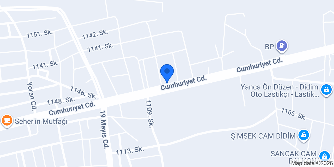 Garenta - Aydın Didim Şehir Şubesi konumu