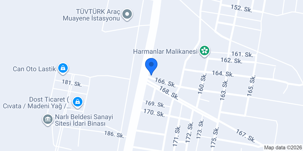 Enhas Traktör Galerisi konumu