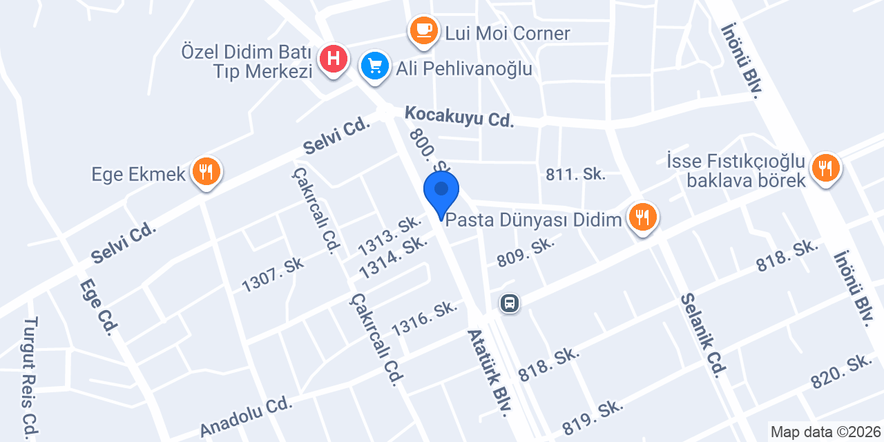 İtalyan Ayak Bakımı Didim konumu