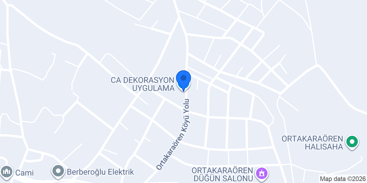 CA DEKORASYON UYGULAMA konumu