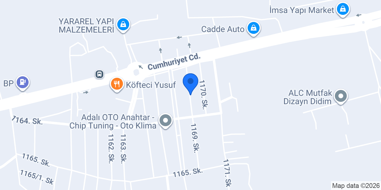 SİMGE OTO LASTİK ROT BALANS konumu