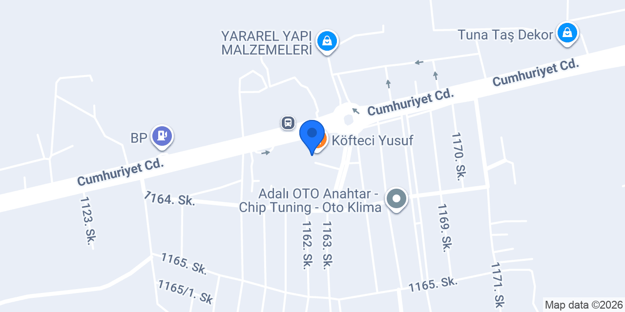 Aç Bi Midye konumu