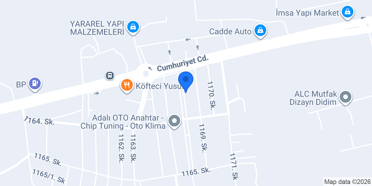 Çakır Ticaret Oto Yedek Parça konumu
