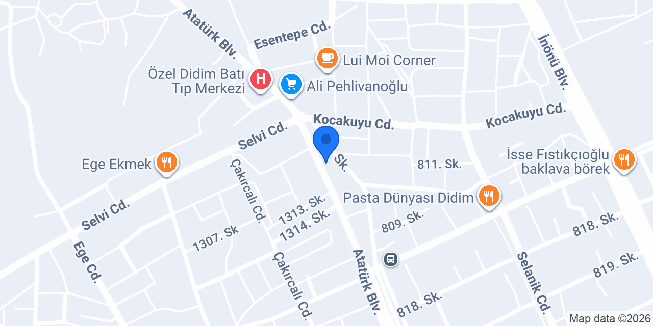 Ali Pehlivanoğlu konumu