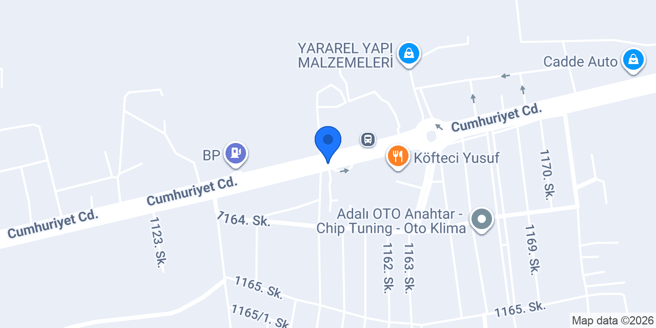 OTANTİK GÜMÜŞ ÇELİK konumu